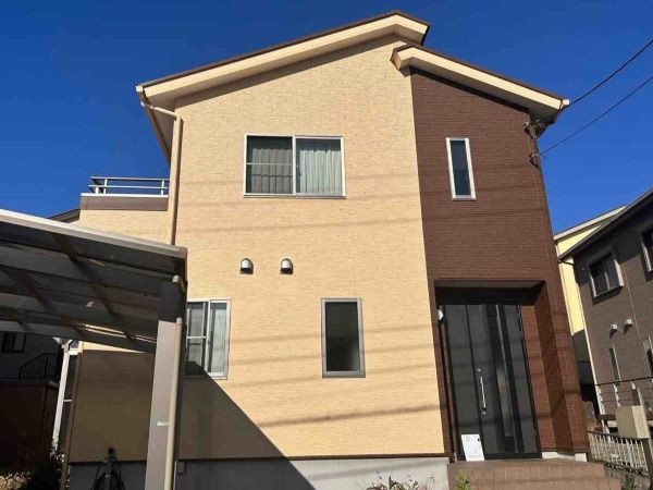 Ｉ様邸外壁塗装の完成です