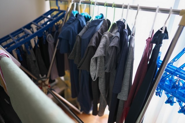 洗濯物に臭いは付かない?