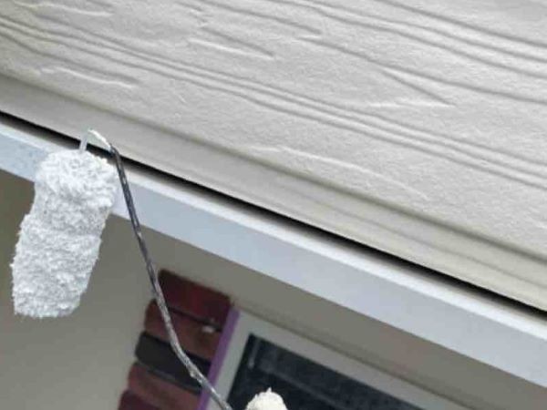 水切り部分さび止め塗装