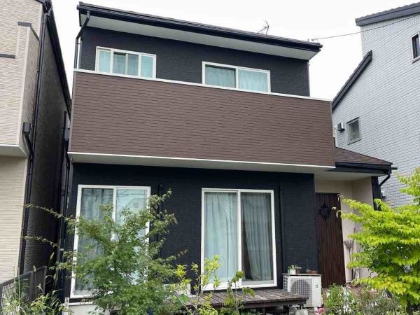 グレー × ウッド調